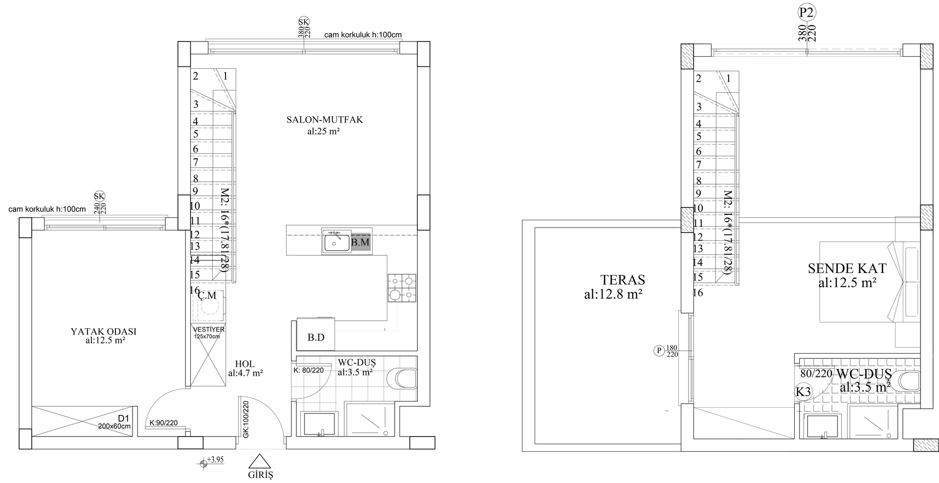 Arcadia by Dörter 2+1 Loft Apartment 002