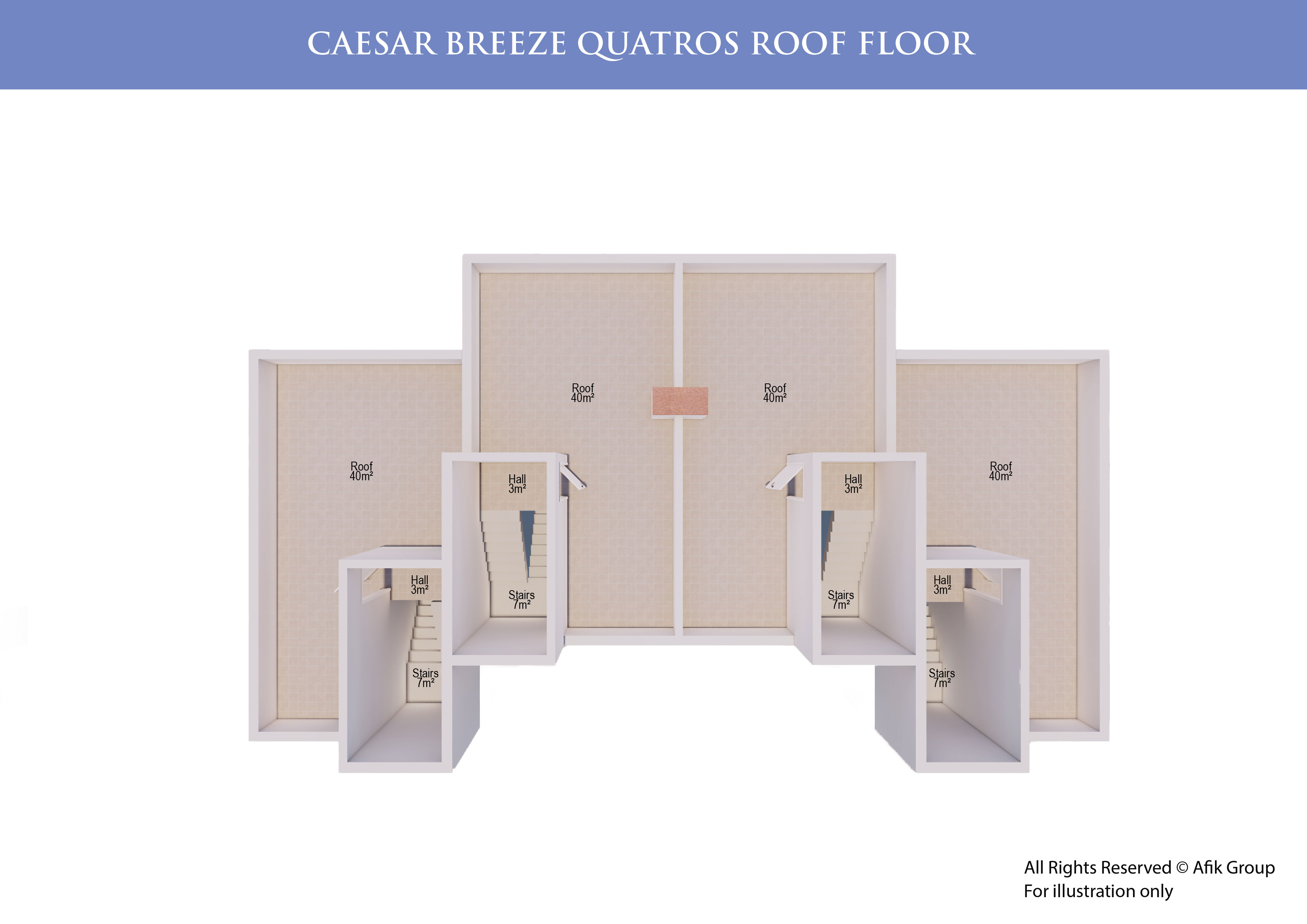 Caesar Breeze 2+1 Quatro Villa Roof