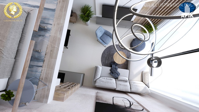 Caesar Cliff 1+1 Gallery Apartment