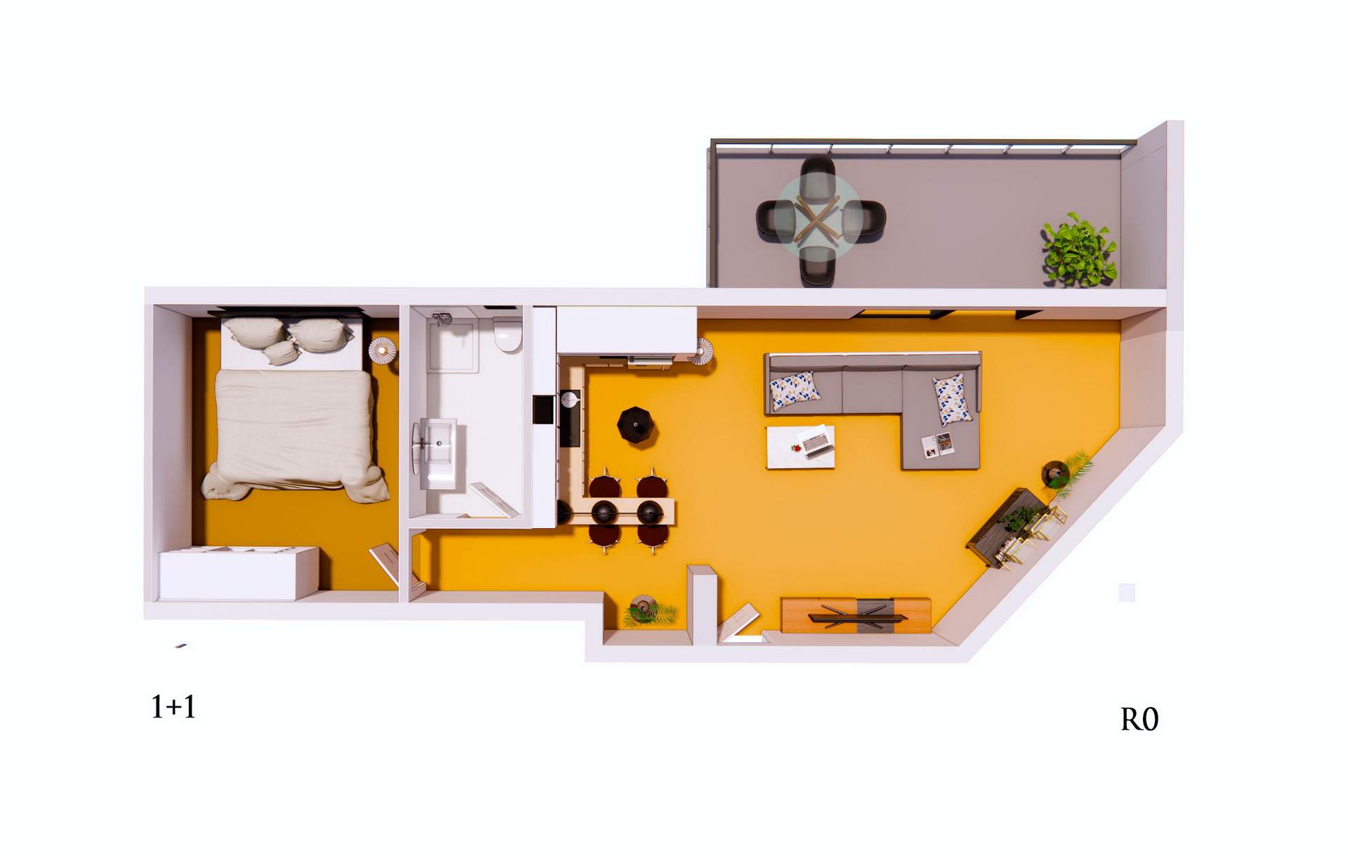 Caesar Resort 1+1 Apartment R0