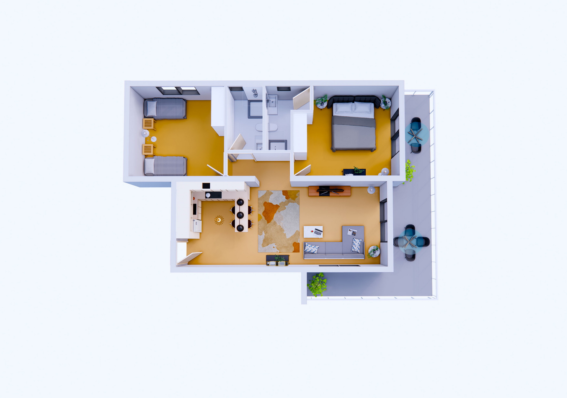 Caesar Resort 2+1 Apartment L3