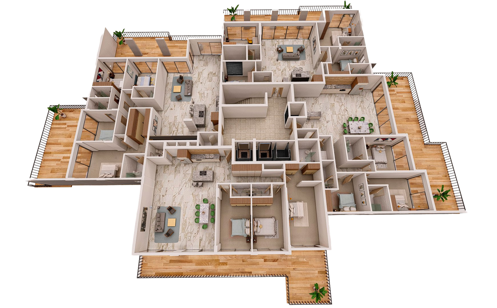 Caesar Resort 4+1 Penthouse COMMODUS-2