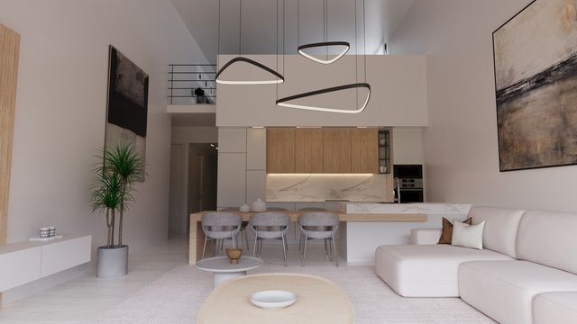 Courtyard Platinum 3+1 Duplex Apartment