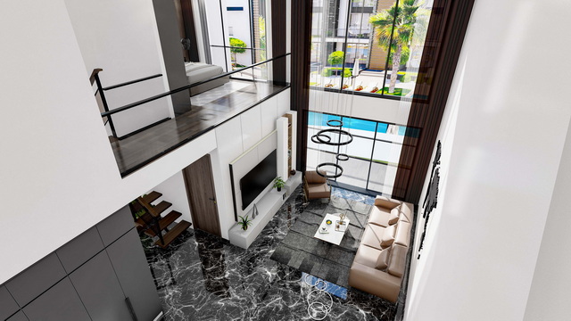 Magnolia Residence 3+1 Loft Apartment