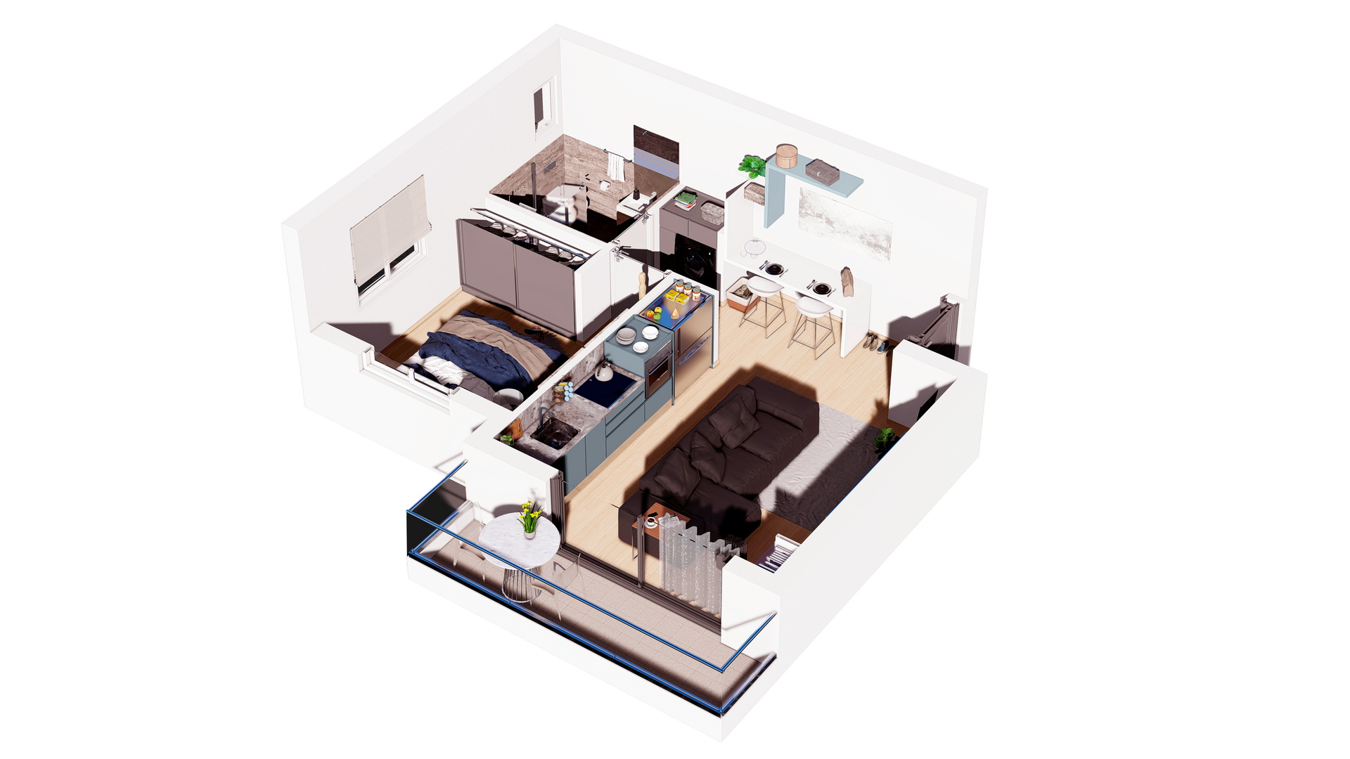 Mckenzie 2 1+1 Apartment 01