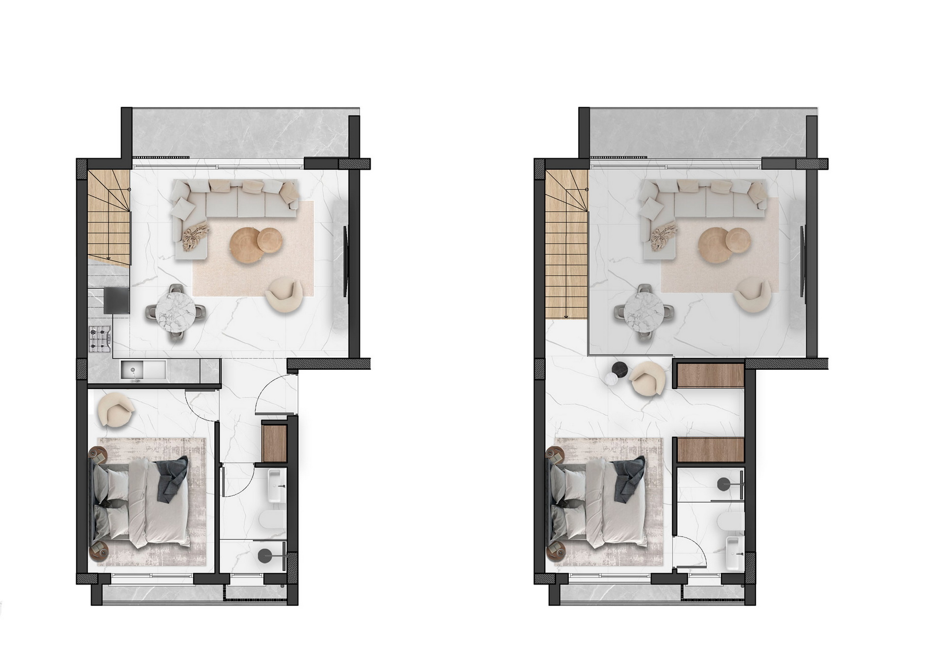 Natulux 2+1 Loft Apartment 001