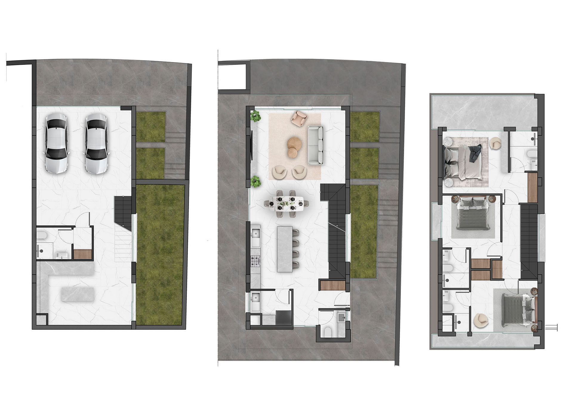 Natulux 3+1 Triplex Villa 002