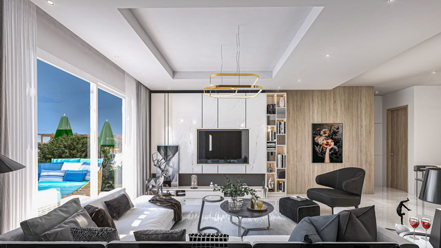 Olive Court 2 1+1 Ground Floor Apartment With Garden 004