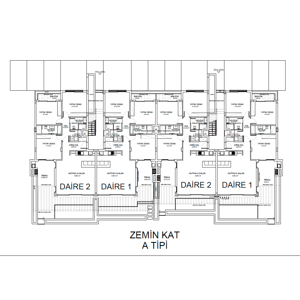 Olive Court 3+1 Loft Apartment 78