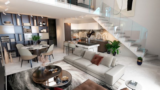 Olive Court 3+1 Loft Apartment