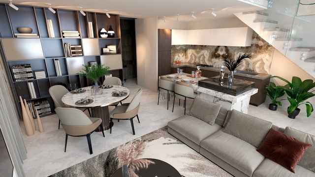 Olive Court 3+1 Loft Apartment 014