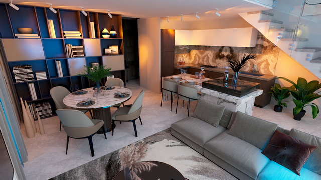 Olive Court 3+1 Loft Apartment 015