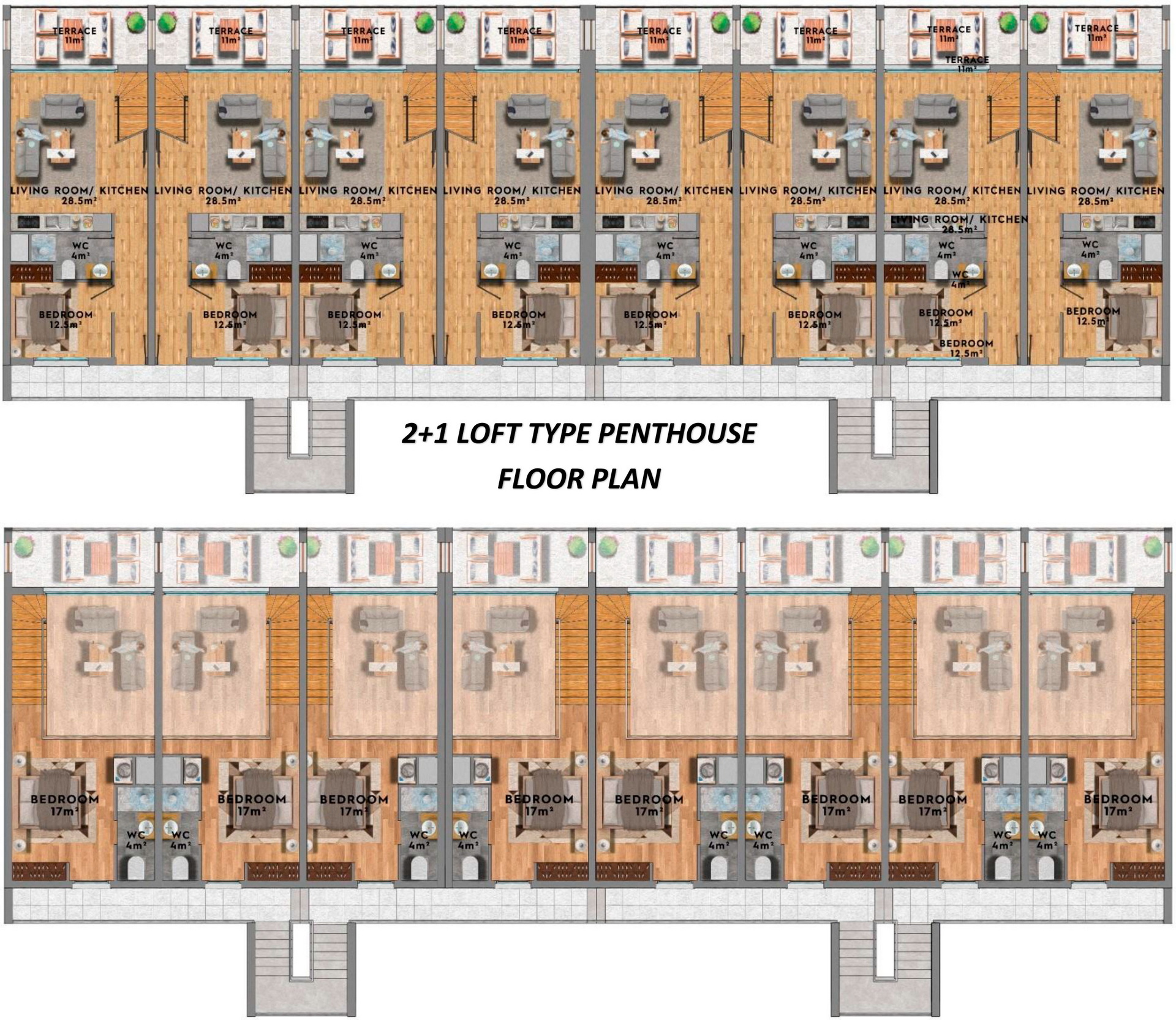 Phuket Health and Wellness Resort 2+1 Loft Penthouse TYPE-A-2+1-LOFT
