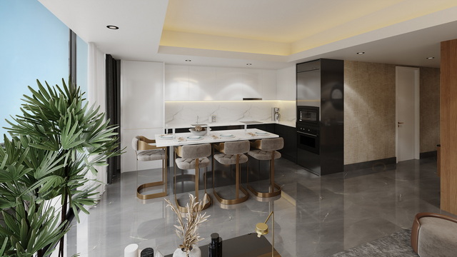 Querencia Long Beach 3+1 Apartment 002